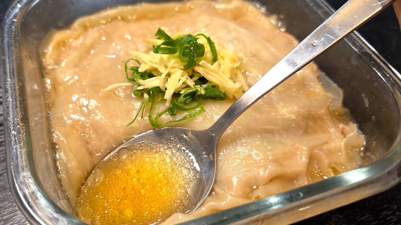 すまない小籠包(焼売の皮なし・餃子の皮で作る小籠包風)