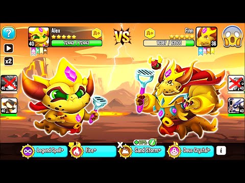 Dragon City: King Potato Dragon | NEW League Battle 2023 [MAX LEVEL] 😱