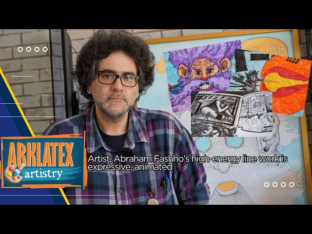 ArkLaTex Artistry: Sequential artist, Abraham Fashho creates expressive, high energy art inspired by comics, animation