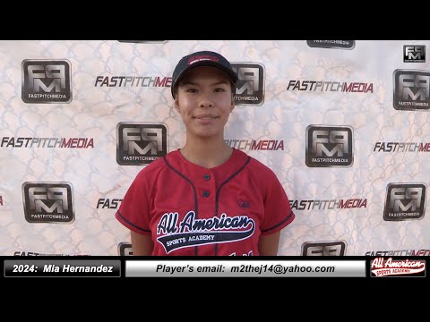 2024 Mia Jazmin Hernandez 3.7 GPA - 3rd Base, SS & Outfielder Softball Skills Video - AASA Carrillo