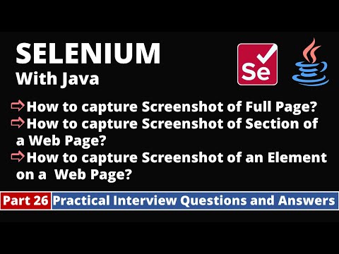 Part1 Selenium with Java Tutorial Practical Interview Questions and Answers Selenium WebDriver