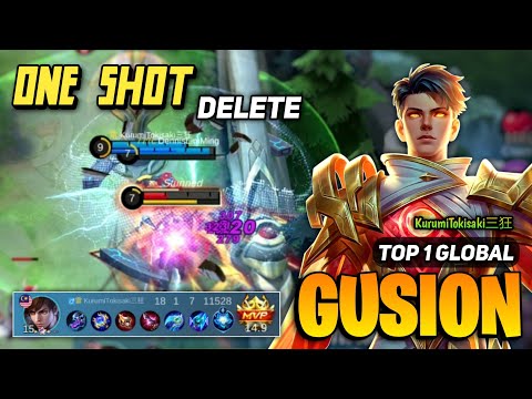 Gusion Best Build 2023 [ Gusion Top 1 Global Gameplay ] By KurumiTokisaki三狂 - Mobile Legends