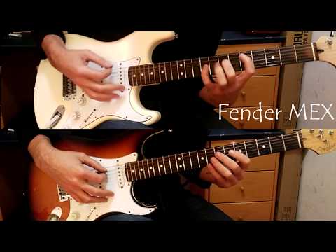 Fender Stratocaster MEX vs. Fender Stratocaster USA