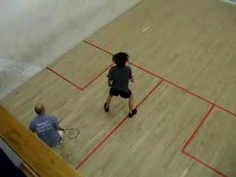 Great rally in Racketball
