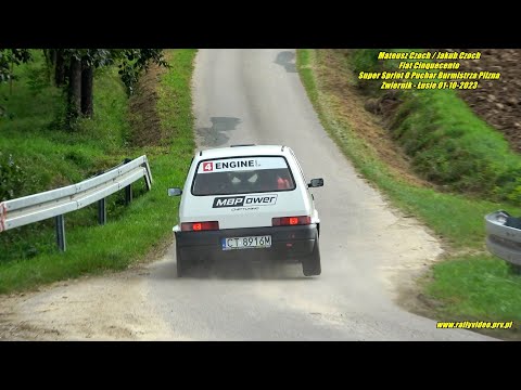 Mateusz Czoch /Jakub Czoch -Fiat CC- Sprint O Puchar Burmistrza Pilzna Zwiernik - Łusie 01-10-2023