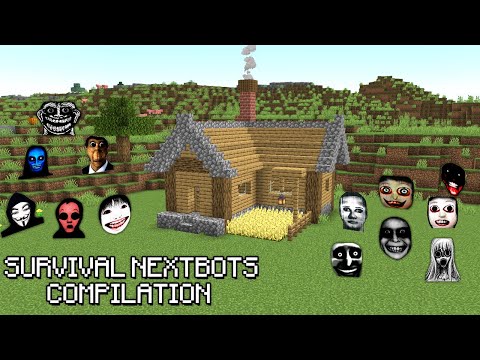 SURVIVAL BEST NEXTBOTS COMPILATION in Minecraft - Gameplay - Coffin Meme