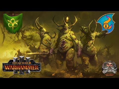 The Full Nurgle Rush! Nurgle vs Tzeentch | Total War: WARHAMMER III