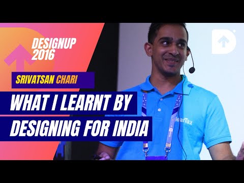 What I learnt by Designing for India | Srivatsan Chari | DesignUp 2016