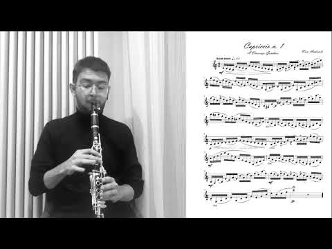 Nico Andriolo: Capriccio n.1 for solo clarinet