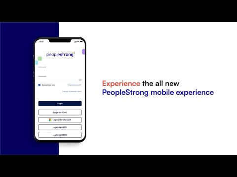 PeopleStrong video/presentation/materials