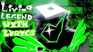 Cover art for Living legend with lyrics