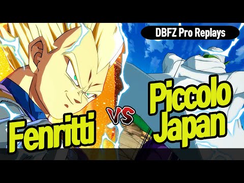 【DBFZ】 Fenritti vs Piccolo_Japan, Optimize your everything! 【DBFZ Pro Replays】