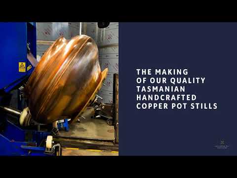 Our copper pot stills in the making