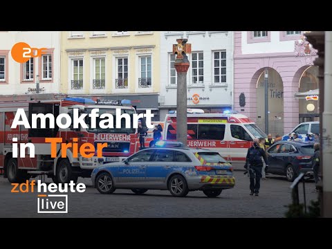 Amokfahrt in Trier - Was wir bisher wissen |ZDFheute live
