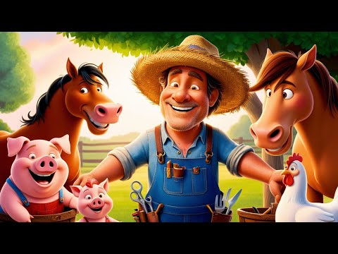 🎵 En la granja del abuelo - ¡Música infantil divertida! 🐮🎵 |  Dibujos
