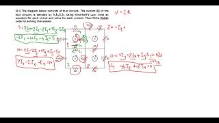 Kirchhoff’s Law and Linear algebra (using Matlab Code) Example 2
