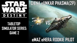 eUnkar & Ciena & Phasma VS eMaz & eHera & Rookie Pilot