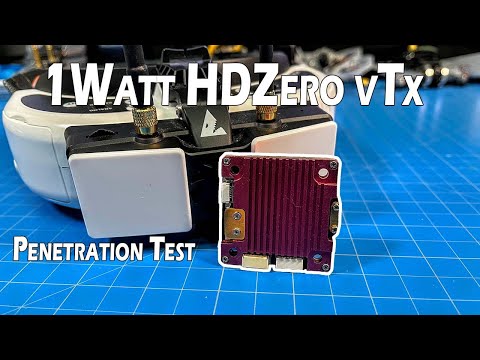 HDZero 1 Watt and Comparison // Digital Long Range // Still M3 Mounting