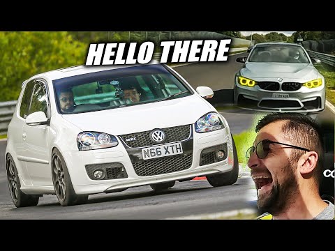 370+hp VW Golf GTI Edition 30 vs BMW M3! // Nürburgring