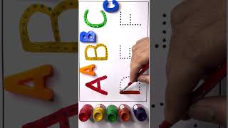 Colors name 🎈🎨 in English, A for apple🍎, abcd rango ke naam #viralshorts