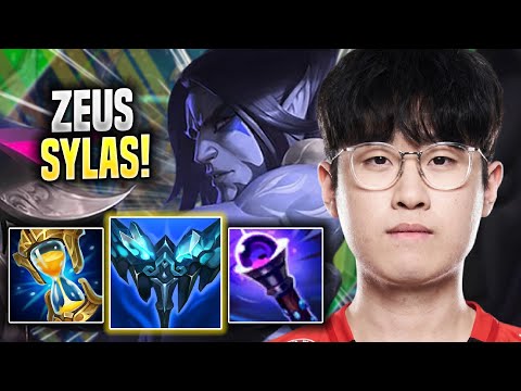ZEUS CHILLING WITH SYLAS! - T1 Zeus Plays Sylas TOP vs Kennen! | Season 2022