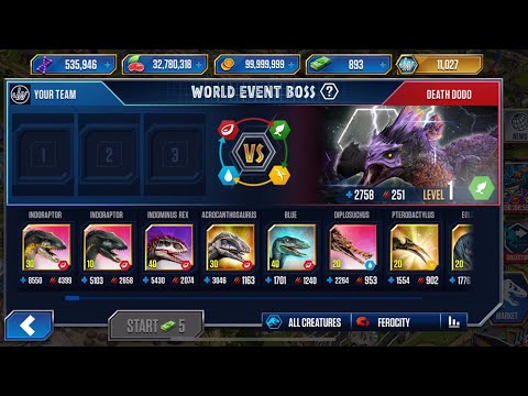 Playing the World boss event Death dodo from level 1 to level 13 for first time JWTG