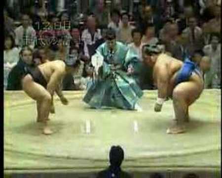 Konishiki vs. Chiyonofuji : Natsu 1987 (小錦 対 千代の富士)