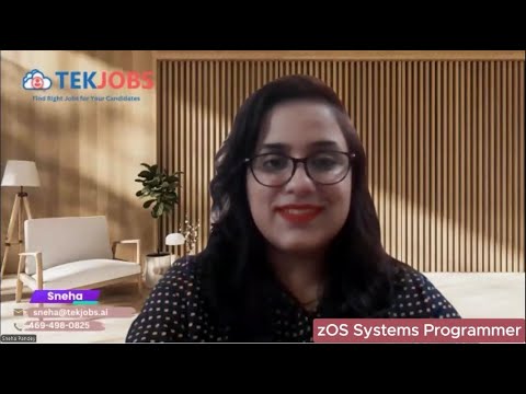 zOS Systems Programmer 082324 Sneha