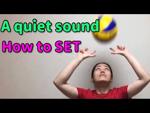 【How to SET】A quiet sound【volleyball】