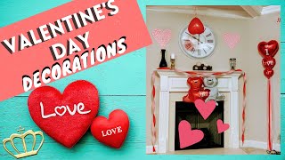 Valentines Day Theme Decorations Ideas| Decorate With Me Valentines