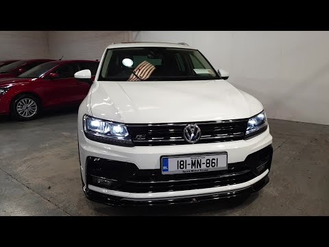 181MN861 - 2018 Volkswagen Tiguan BI TURBO 4 WHEEL DRIVE AUTO 240HP R LINE ...