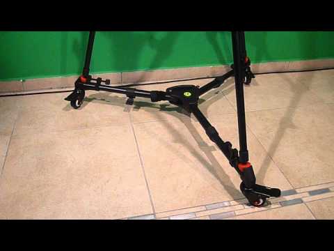 Neue Fahrspinne / Dolly für das Sachtler ACE L TT CF -Stativ News IBC 2012