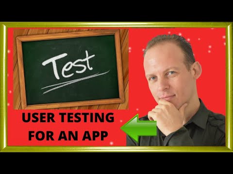 How to do user testing for a website or a mobile app Video