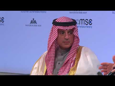 FM of Saudi Arabia Al Jubeir Addresses Munich Security Conference 2018 in Munich, Germany