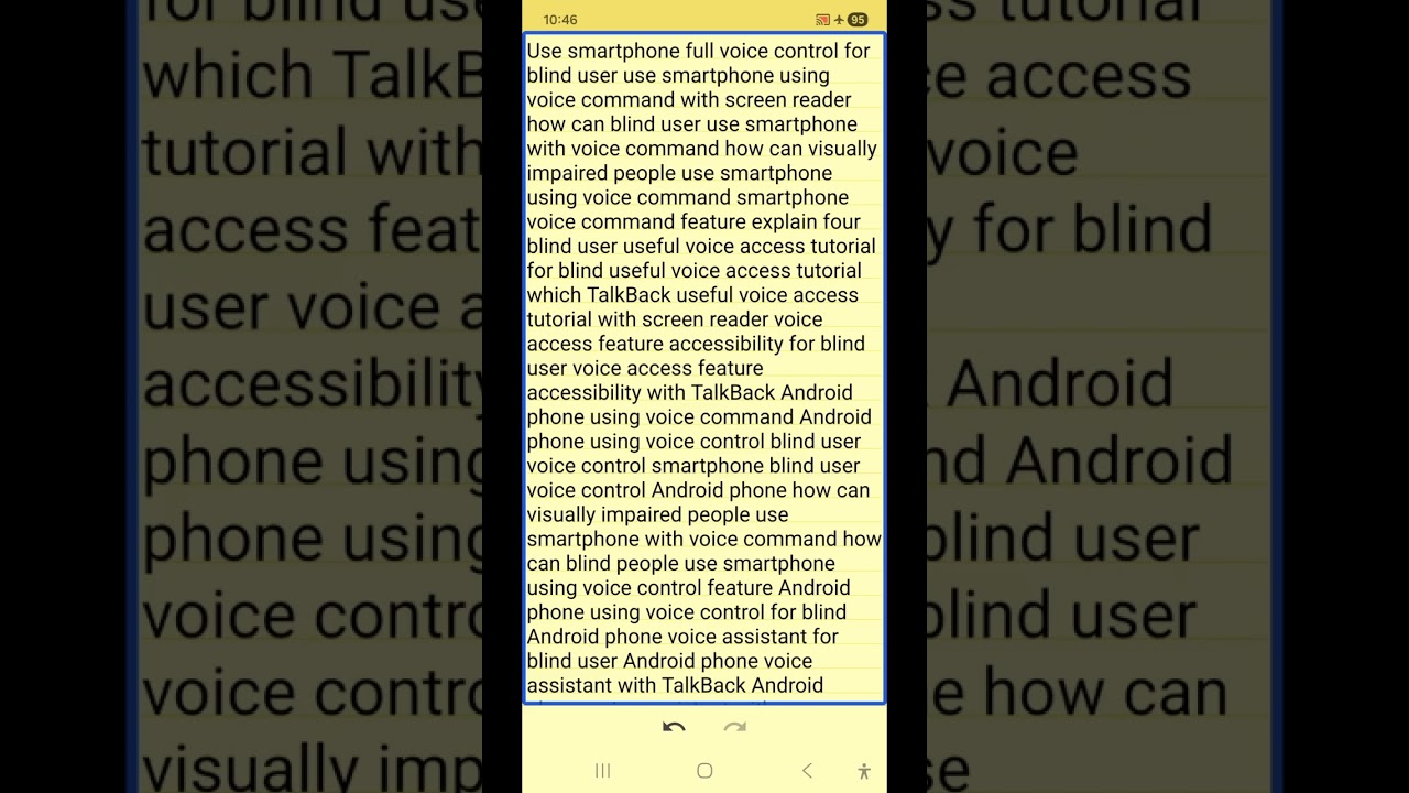 Control smartphone with the latest voice command  for blind use Android phone with the voice 🔥🔥🔥
