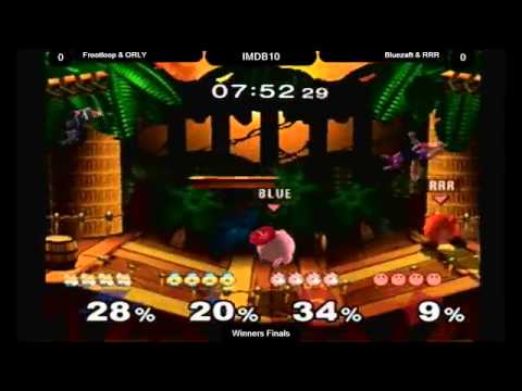 IMDB10 WF: RRR & Bluezaft (Kirby & Puff) vs Frootloop & ORLY (Fox & Falcon / Sheik)