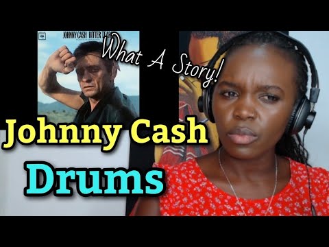 African Girl First Time Hearing Johnny Cash - Drums