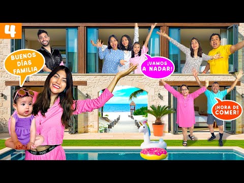 04- ☀️🏩We woke up at THE MANSION! 👶 First day of VACATION 🏝️| MERLIN SUMMER