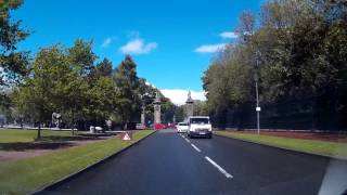 Driving To Scottish Parliament Building Edinburgh Scotland