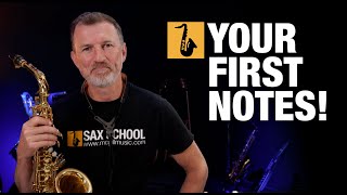 Saxophone Lesson - Beginner Saxophone - First Note