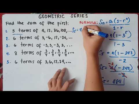 Geometric Series | Finding the Sum of Geometric Sequence | Explain in Detailed |