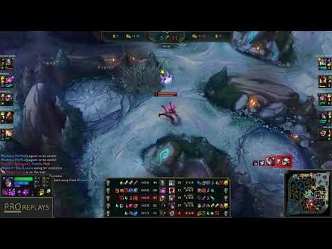 Samux (KAI'SA) and BLITZCRANK vs VLADIMIR and LUX - 14/1/12 KDA BOTTOM GAMEPLAY - EUW GRANDMASTER