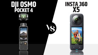 DJI Osmo Pocket 4 VS Insta360 X5 - King of 360's?