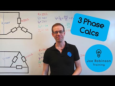 3 Phase: How to Calculate Line Voltage, Phase Voltage, Line Current & Phase Current in Star & Delta