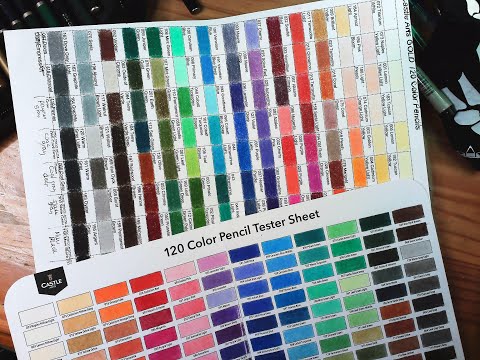 32 Different colors of Castle art soft touch vs Gold