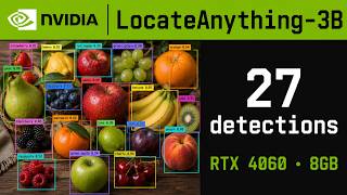 I ran NVIDIA's new vision model locally — LocateAnything-3B on RTX 4060 8GB
