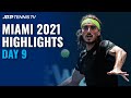 Tsitsipas faces Hurkacz; Rublev and Korda Seek Semis | Miami 2021 Day 9 Highlights