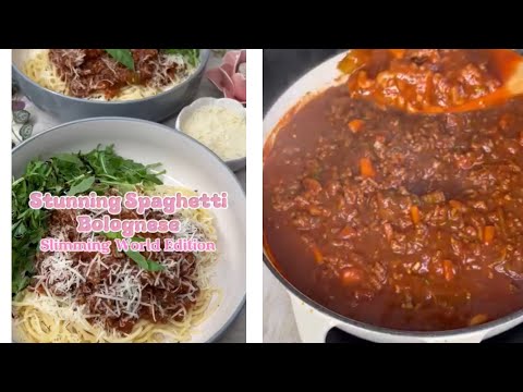 Spaghetti bolognaise / Slimming world edition