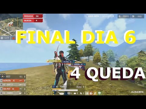 FREE FIRE - LIGA NFA SEASON 4 - FINAL DIA 6 - RESUMÃO - 4 QUEDA - CLIPS