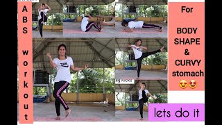 A COMPLETE WORKOUT for FLAT STOMACH & GOOD BODY SHAPE